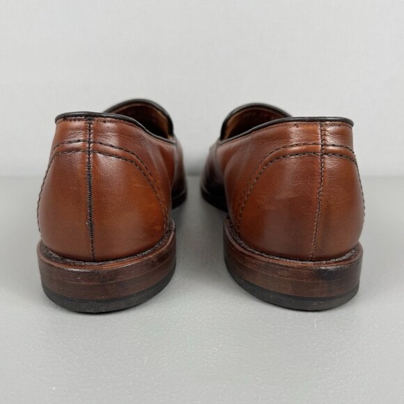Allen Edmonds Randolph Penny Loafer Shoes Leather Bench Welt Mens 10.5 AA Brown - Picture 4 of 11